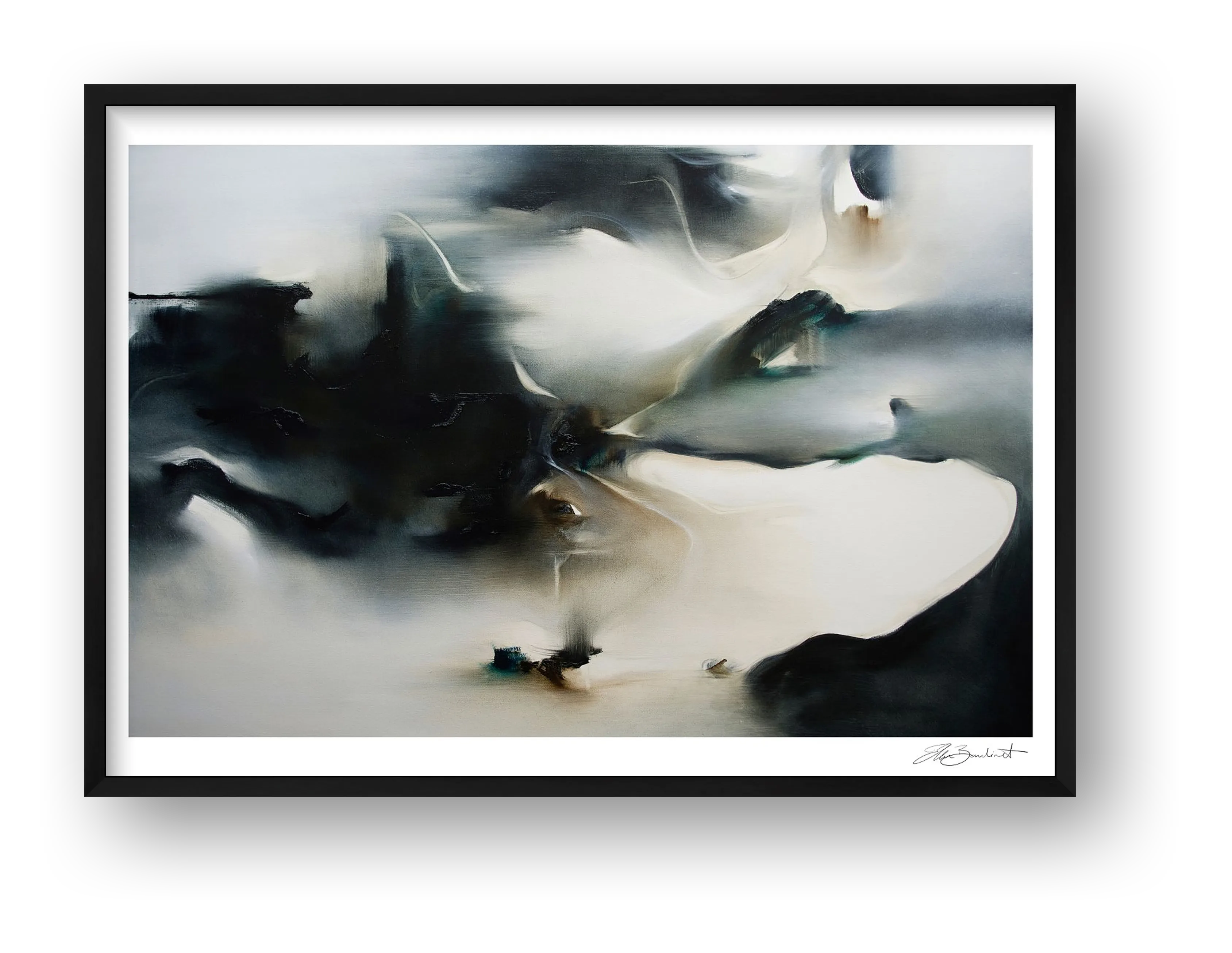 Diurnal Nights — framed (Black)