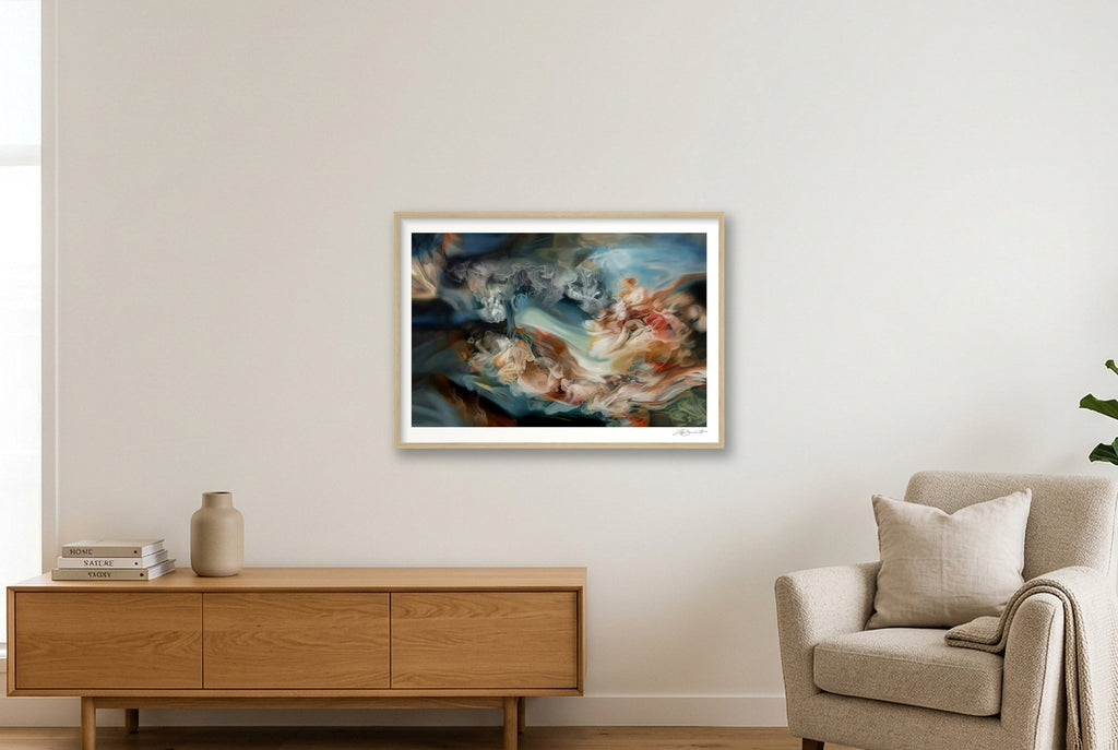 Revive — A1 (84×59cm, 33×23") Oak Frame