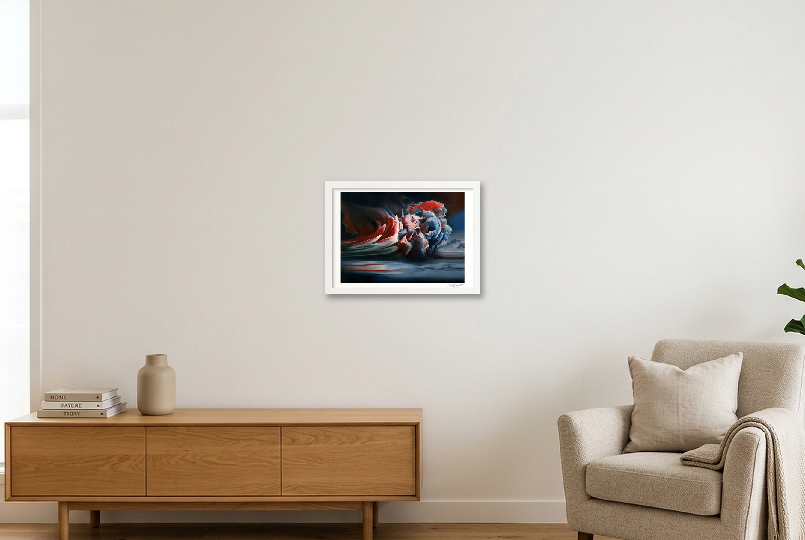 Duality — A3 (42×30cm, 17×12") White Frame