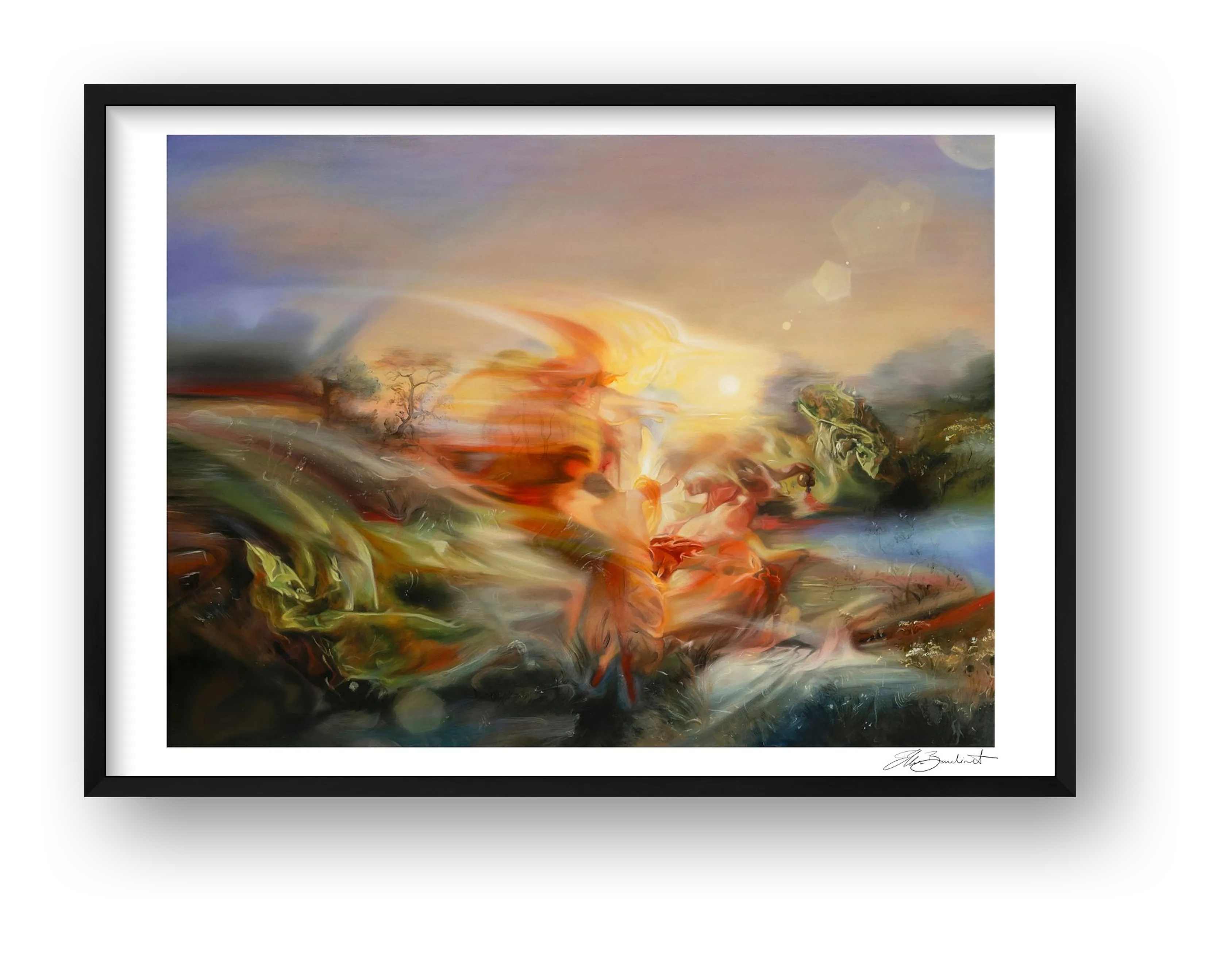 Ephemeral Muses — framed (Black)