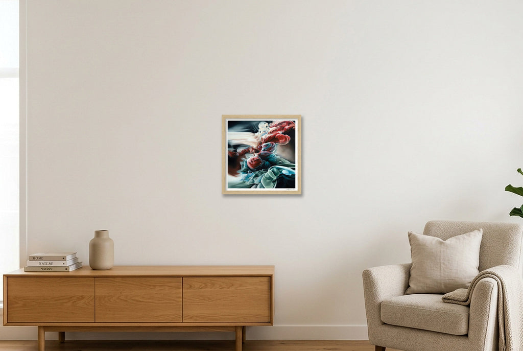 Ascent — 30×30cm, 12×12" Oak Frame