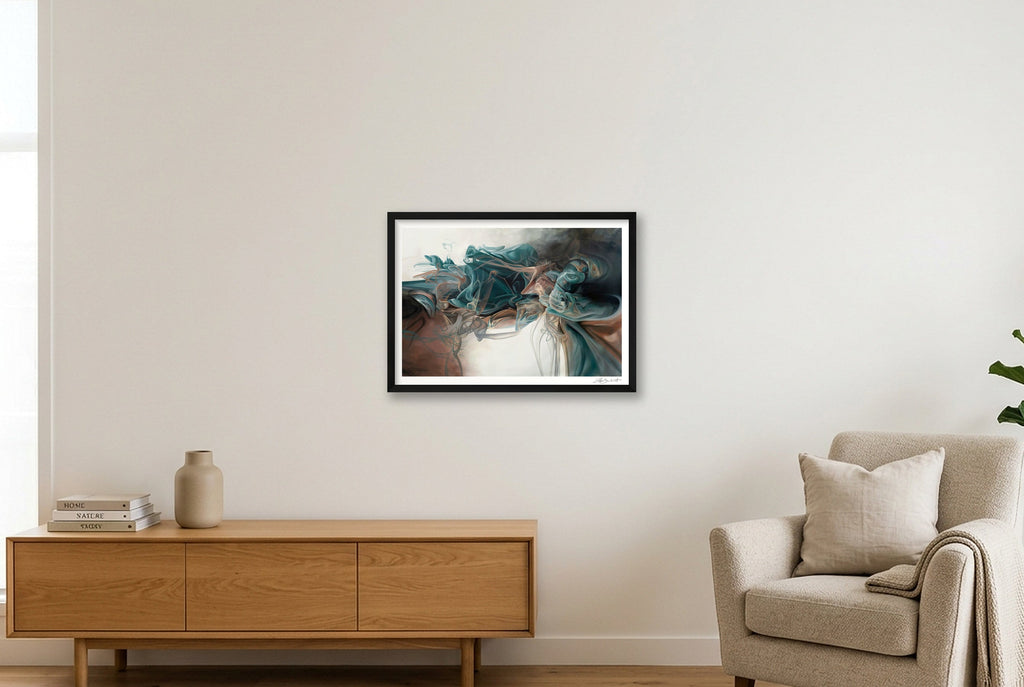 Evolution — A2 (59×42cm, 23×17") Black Frame