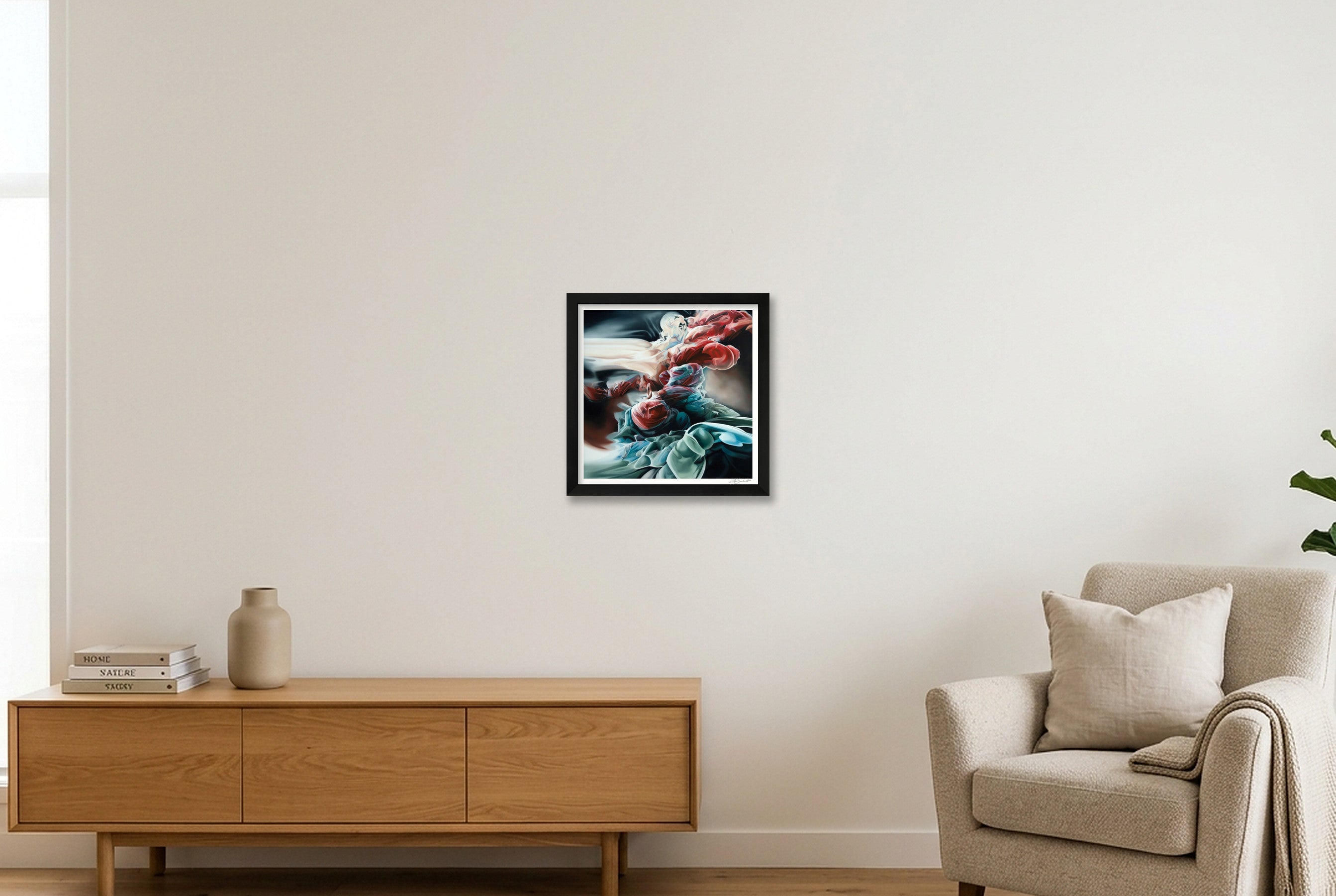 Ascent — 30×30cm, 12×12" Black Frame