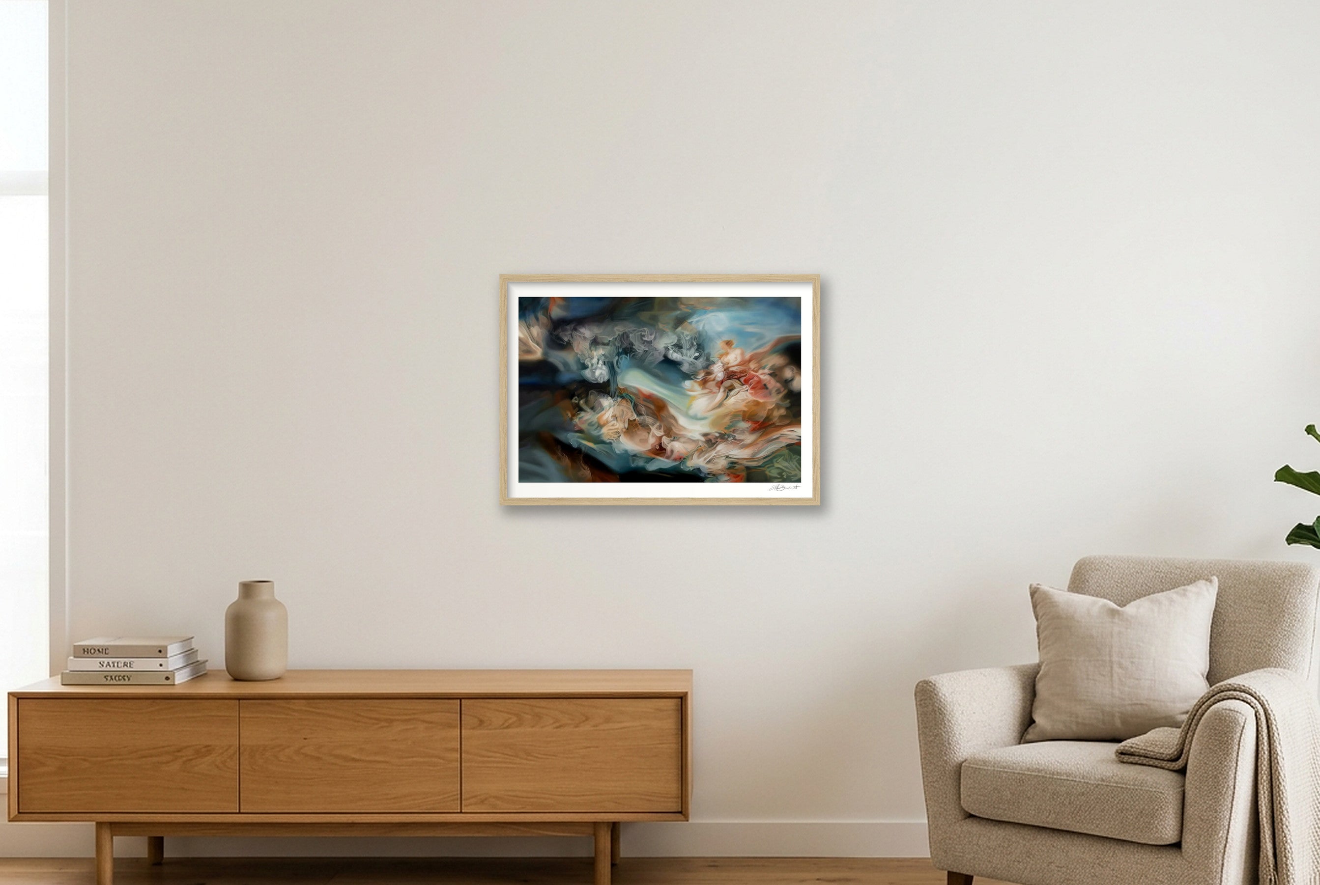 Revive — A2 (59×42cm, 23×17") Oak Frame
