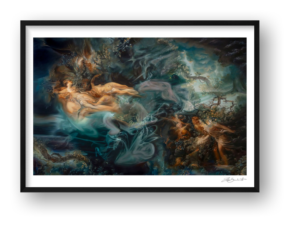 Inception — framed (Black)
