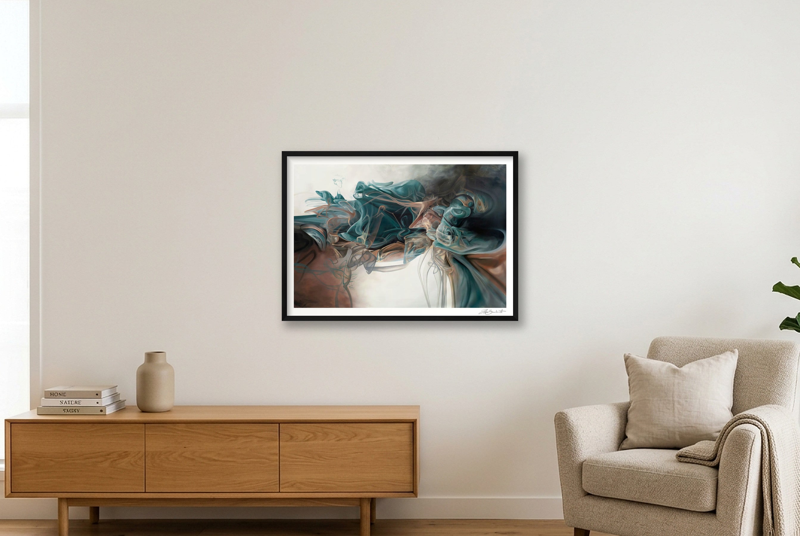 Evolution — A1 (84×59cm, 33×23") Black Frame