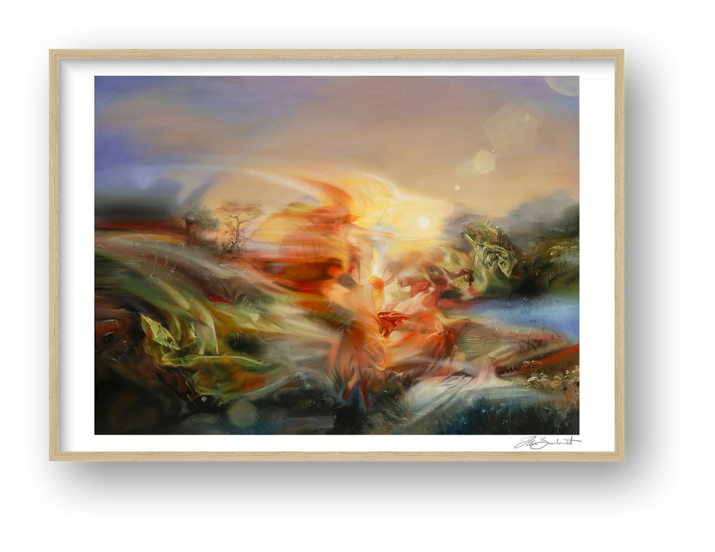 Ephemeral Muses — framed (Oak)