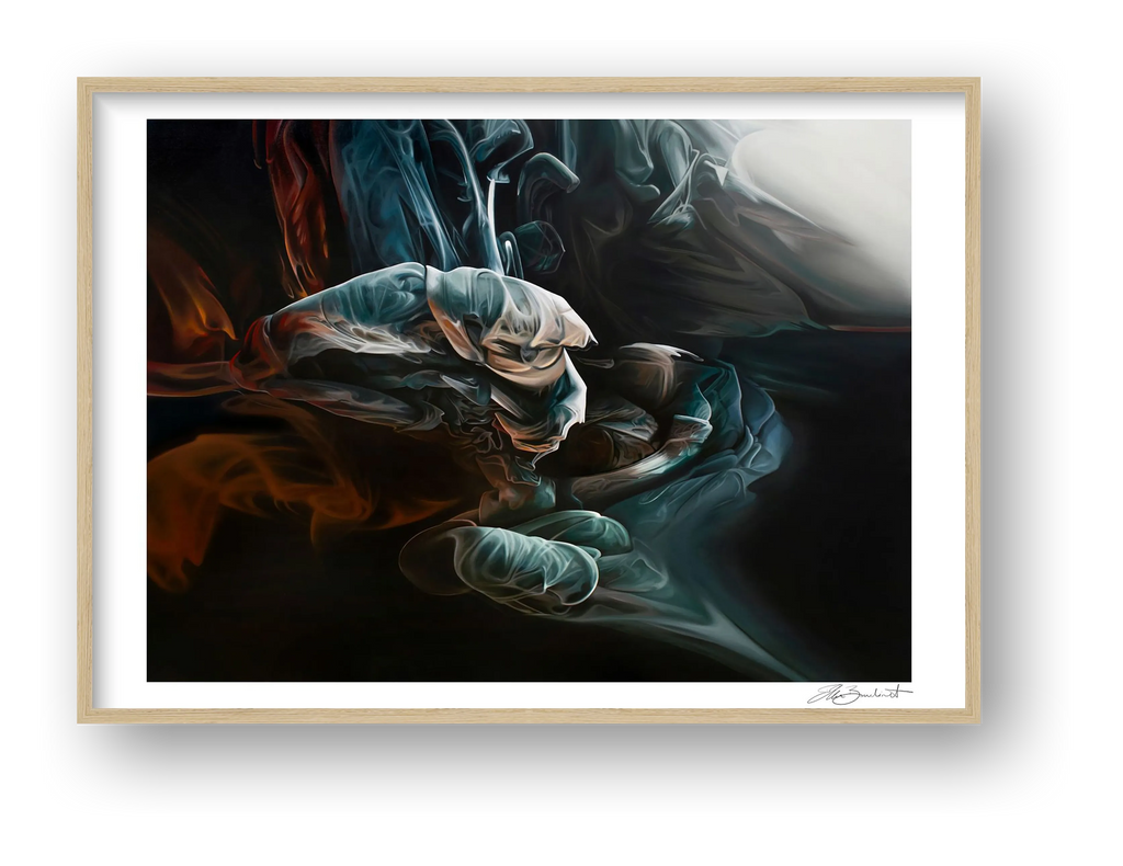 Birth — framed (Oak)
