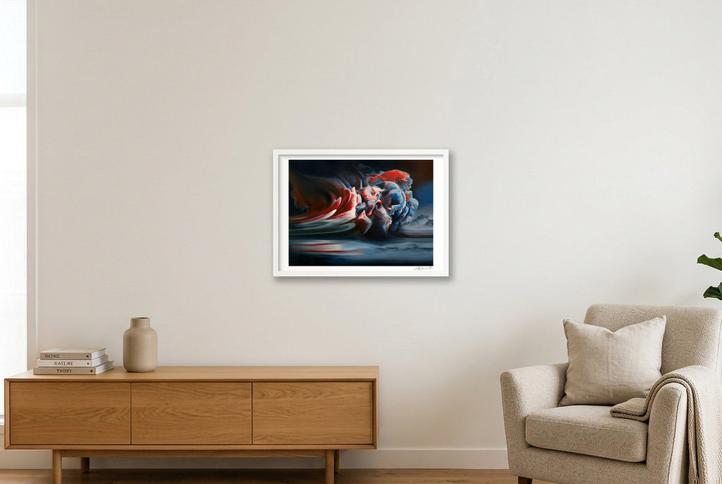 Duality — A2 (59×42cm, 23×17") White Frame